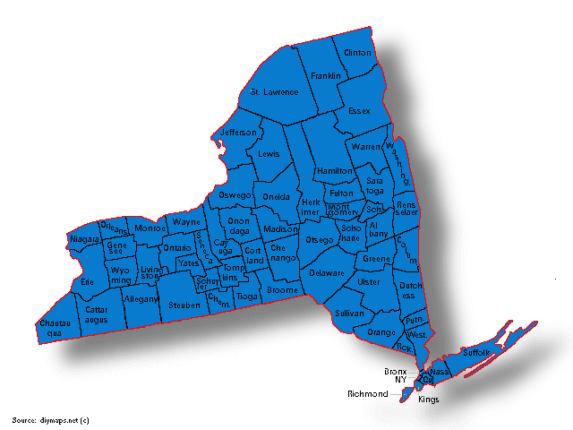 New York Counties – New York Roots